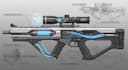 create weapon design and illustration