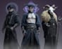 design epic fantasy warriors, mages and mythical characters