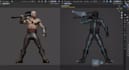 character game rigging, game props rigging, unreal engine rig 3d model animation