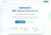 build a modern responsive website using react and nextjs