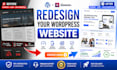 redesign wordpress website elementor website revamp website redesign