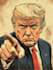 creat a political cartoon art