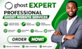do ghost cms website, setup ghost blog, ghost newsletter, customize ghost theme
