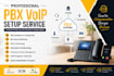 setup cloud pbx with sip trunk, IVR and call routing system