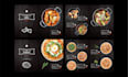 design restaurant menus, posters and food branding