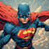 do a superhero comic illustration