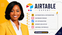 build airtable database, airtable automation, airtable crm, softr webapp expert