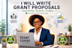 write grant proposals for nonprofit and small business
