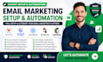 setup sendfox constant contact email automation sendinblue woodpecker mailchimp