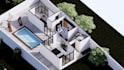 convert 2d file to 3d floor plan in revit and render it
