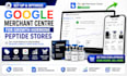 set up google merchant centre for growth hormone peptide stores