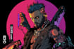 draw a highly detailed cyberpunk anime illustration