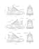 design professional sneaker tech pack and specification sheet