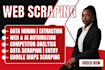 do google maps, python web scraping, website data entry, mining and extraction