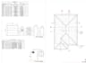 draft permit elevation plan, autocad sectional drawing, roof layout plan design
