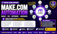 build make com automation, API integration, webhook and ai workflows