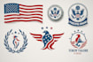 create patriotic and political logo