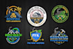 design real estate, roofing and construction logo