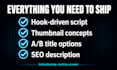 be your youtube scriptwriter and thumbnail strategist