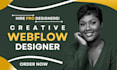 design, redesign, or develop webflow website, cms webflow blog expert figma SEO