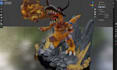 create 3d character modeling, rigging and animation with glb and gltf files