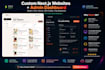 build a nextjs business website with admin dashboard