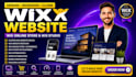 wix website design, redesign wix website, wix online store, wix studio
