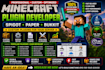 develop minecraft server plugins using spigot paper and bukkit