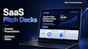 create software presentation, saas startup pitch deck and saas presentation