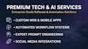 build ai apps, custom websites, business automation systems
