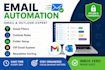 set up gmail filters and outlook rules
