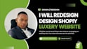 build luxury shopify website design redesign aesthetic luxury shopify storeclone