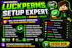 setup luckperms permissions, ranks and prefixes