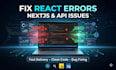 fix react nextjs bugs and frontend issues