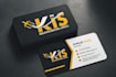 design a professional modern visiting card for your business
