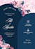 design elegant wedding invitation and birthday cards