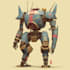 draw custom mecha robot