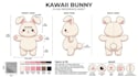 design custom plush reference sheet, plush toy design, stuffed animal tech pack