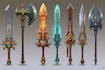 draw your weapon concept art in awesome details