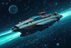 draw custom spaceship sci fi steampunk nft
