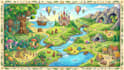 do adventure map illustration, children map, pirate map, treasure and hiking map