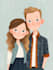 design couple portrait wedding portrait