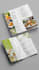 design restaurant menu card and instagram food posts
