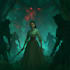 do dark fantasy art illustrations in a painterly style