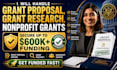 handle grant proposal, grant research, nonprofit grants