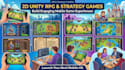 develop unity 2d rpg game, unity mobile game, 2d strategy game, rts mobile game