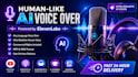 human like ai voice over in any language using elevenlabs