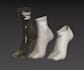 create 3d socks modeling rendering mockup and socks animation