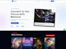 build a modern responsive website using react and javascript