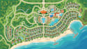 create property map illustration, subdivision map, real estate master site plan